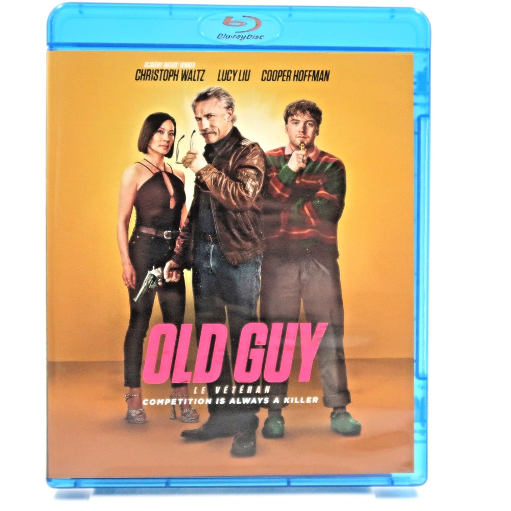 Old Guy Blu-ray 2024 Christoph Waltz Lucy Liu Cooper Hoffman Action Comedy Movie